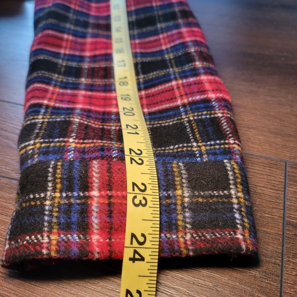 Christopher & Banks Womens Wool Blend Red & Black Plaid Lined Jacket Size XL - Picture 12 of 13
